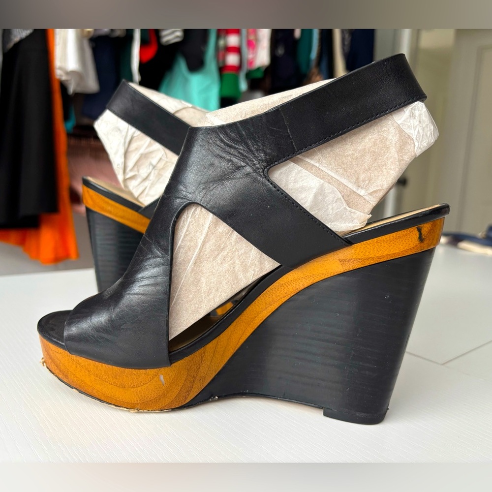 Michael Kors Black Wedges Size 7